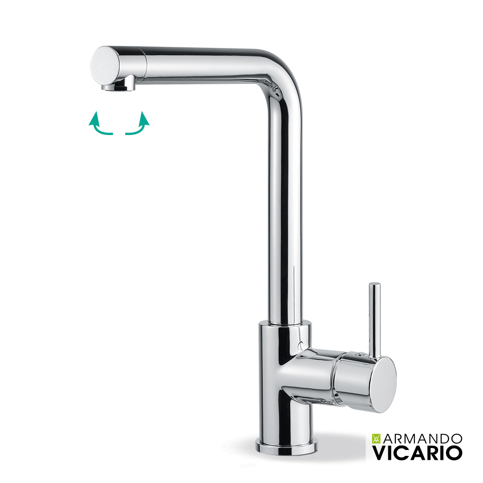 FLUO with swivel spout and VICARIO swivel mouthpiece from Italy